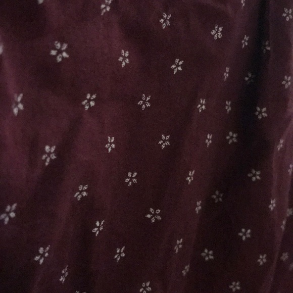 Maroon Button Down - Picture 3 of 3